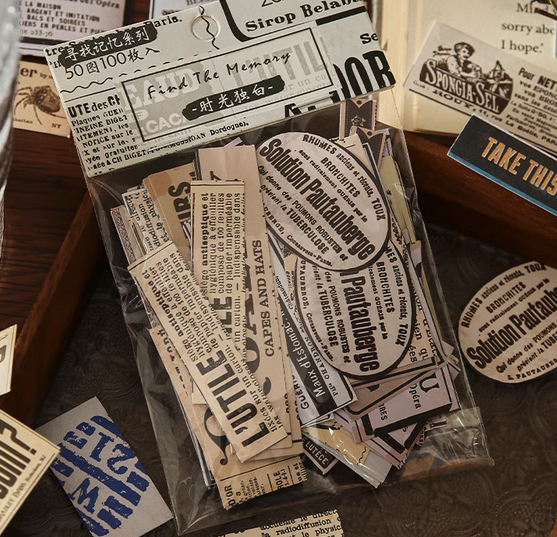 Find the Memories Series Retro Stickers Pack