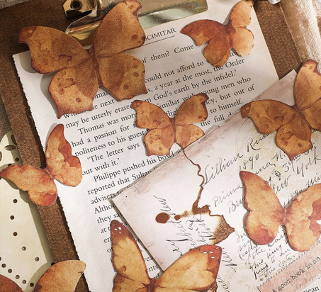 Retro Twilight Nature Journal Stickers Pack