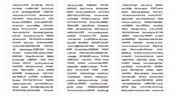 Anonymous Love Letter Journal Stickers