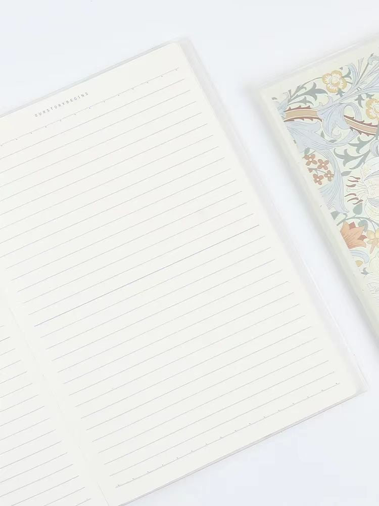 07 London Garden B5 Soft Waterproof Cover Lined Journal