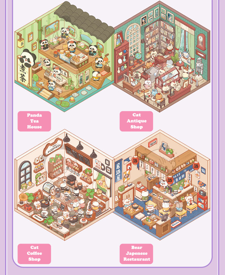 003-20in1 Minature Scene Collection Book