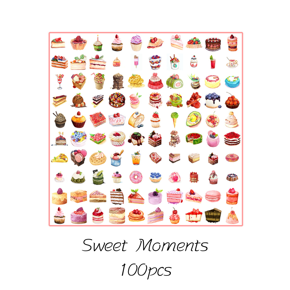 Dessert Delicious Food Journal Stickers Pack