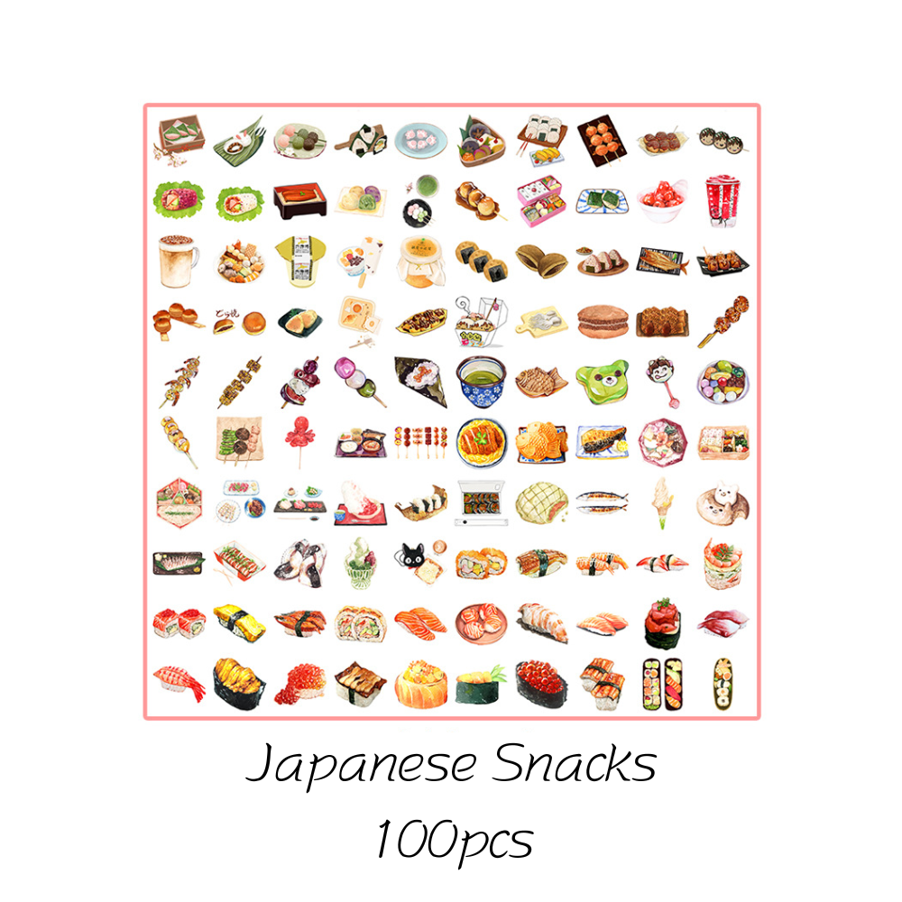 Dessert Delicious Food Journal Stickers Pack