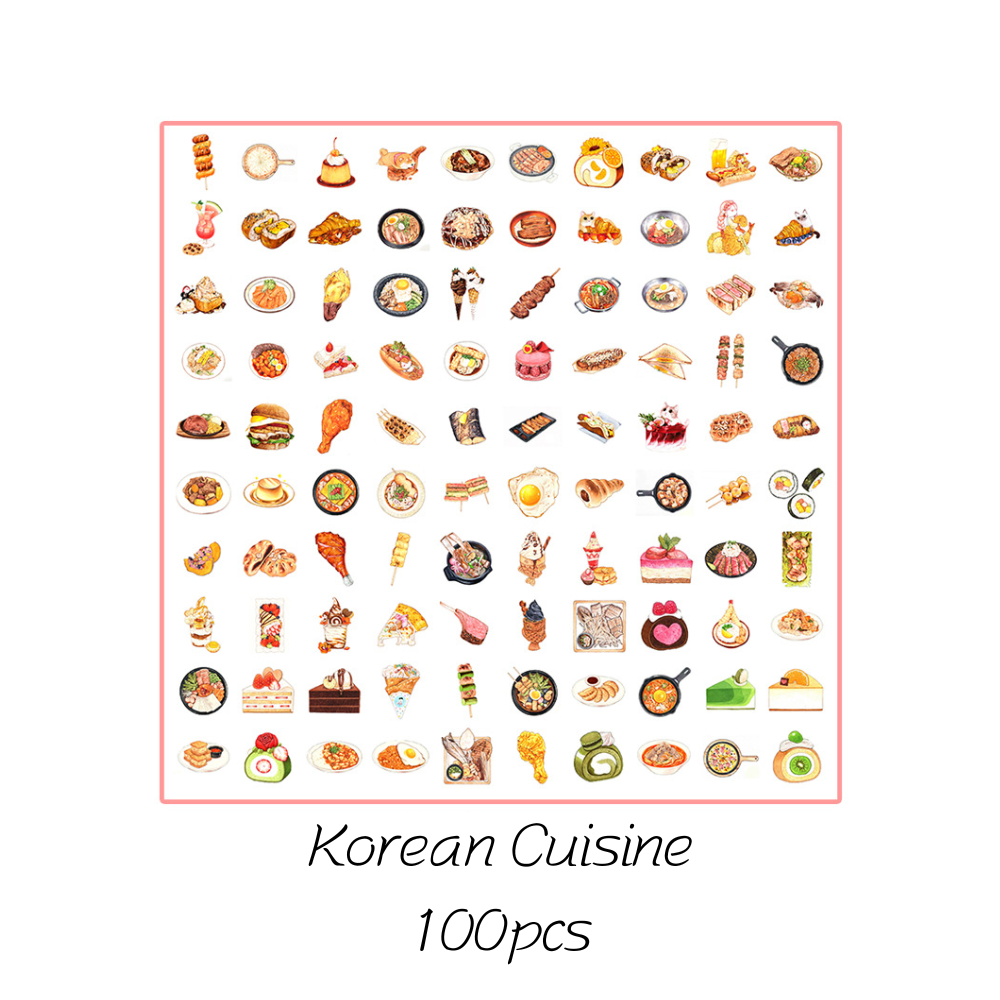 Dessert Delicious Food Journal Stickers Pack