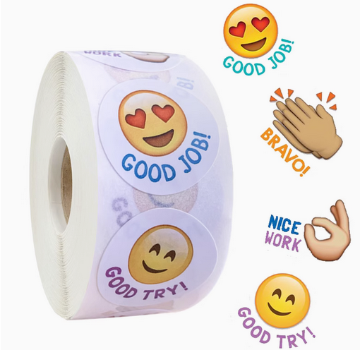 Emoji Cartoon Stickers Roll