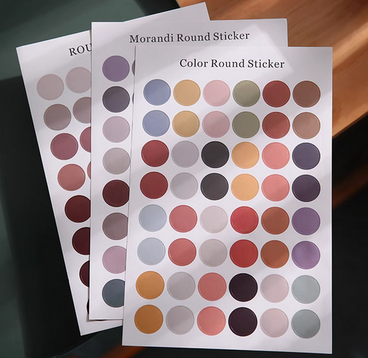 Round Journal Stickers Sheet