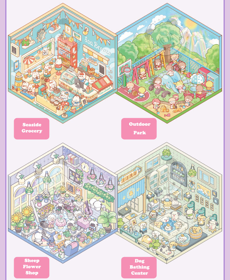 003-20in1 Minature Scene Collection Book
