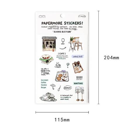 Weekend Picnic Journal Decoration Stickers